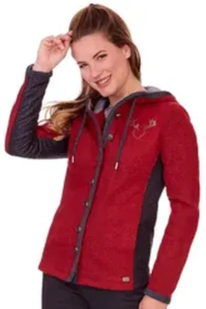SPIETH & WENSKY Outdoorjacke Walkjacke Damen - SABINE - rot/schwarz rot|schwarz 34