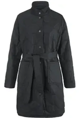 hessnatur Wintermantel Nature Shell Relaxed mit innovativer Wattierung (1-tlg) schwarz S