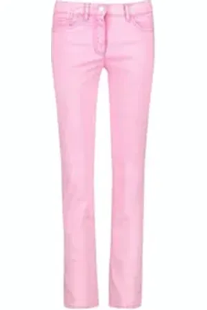 Gerry Weber Regular-fit-Jeans 5 Pocket Jeans Cropped rosa 44 R