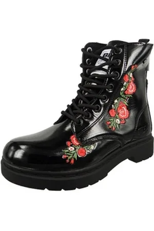 British Knights B50-3604 02 Black/Flower Stiefelette schwarz 38 EU