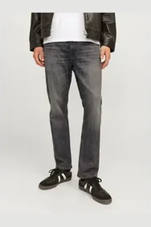 JACK & JONES Regular-fit-Jeans JJICLARK JJORIGINAL AM NOOS grau 30