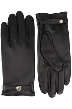 HUGO BOSS Lederhandschuhe Gueen schwarz 7