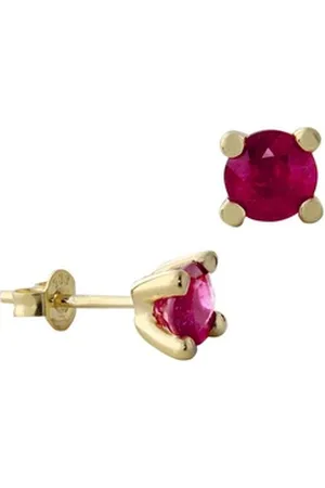 Acalee Paar Ohrstecker Rubin-e Gold 333 / 8K Ohrstecker Rubin rot