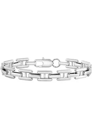 Karma Edelstahlarmband Herrenarmband Armband Herren silber Silberarmband, Herrenschmuck Männerschmuck Armband silberfarben