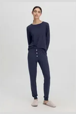 hessnatur Pyjama blau 42