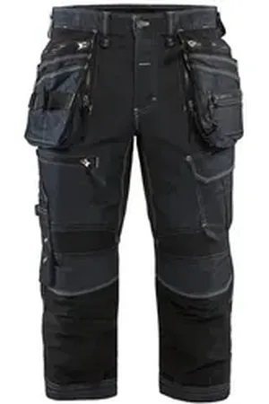 BLAKLADER BLÅKLADER Arbeitshose Piratenhose Stretch X1900 (1-tlg) blau|schwarz 54