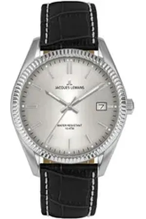 Jacques Lemans Quarzuhr Schwarz/Grau grau