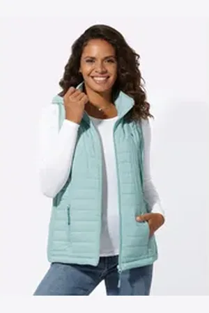 WITT WEIDEN Jerseyweste Steppweste blau 48