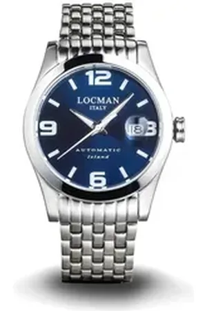 Locman Italy Automatikuhr silberfarben