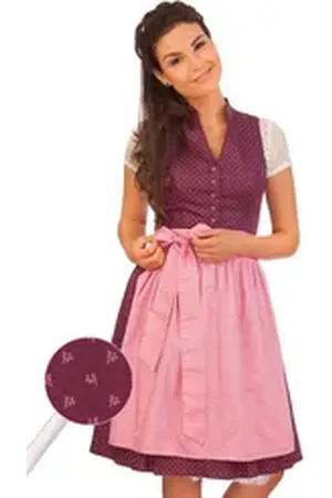 Alpenfee Dirndl Retro Dirndl 2tlg. - AMBER - beere