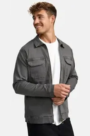INDICODE Langarmhemd INRusso grau XXL