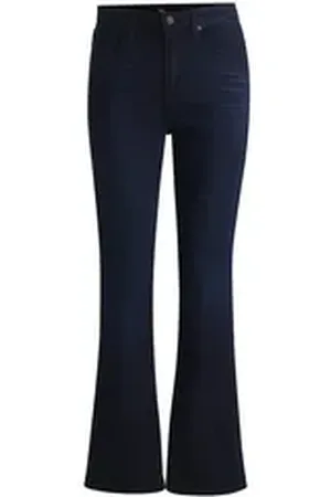 HUGO BOSS ORANGE High-waist-Jeans Rosa High Rise Bootcut Premium Damenmode blau 27