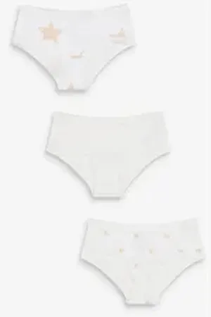Next Hipster Hautfreundliche Slips, 3er-Pack (3-St) rosa 146-152 (11-12 J.)