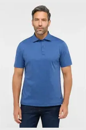 ETERNA Poloshirt REGULAR FIT blau M
