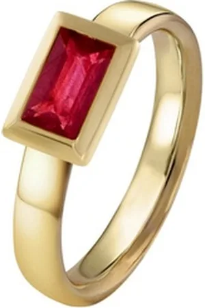 Acalee Goldring Gold 333 / 8K mit rotem Rubin rot 53