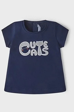 Mayoral Kurzarmshirt Shirt Cats Mädchen (103352) 86