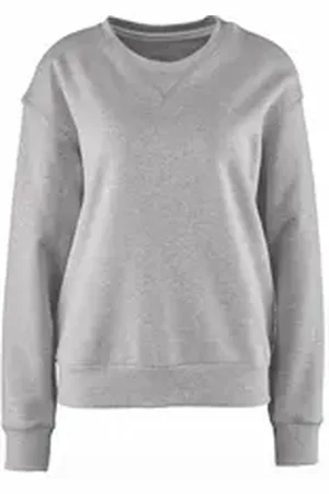Calida Rundhalspullover Circular Lounge Damen (1-tlg) grau S (40/42)