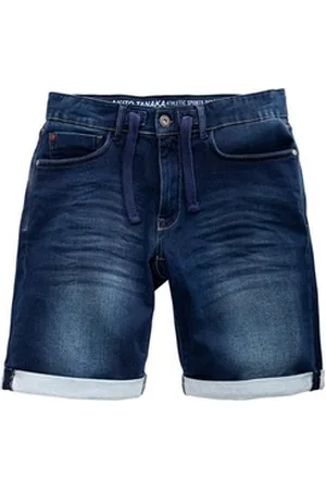 Akito tanaka Jeansshorts elastische Jogg Shorts blau 29