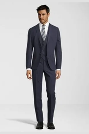Steffen Klein SteffenKlein Anzug Slim-Fit (3-tlg) grau 48