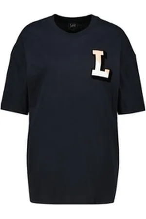 Lee ® T-Shirt Damen T-Shirt Relaxed Fit (1-tlg) schwarz XS