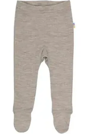Joha Leggings Leggings mit Fuß Merinowolle beige 86-92