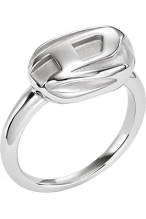 Diesel Fingerring Herren-Herrenring Edelstahl silberfarben