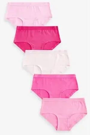 Next Hipster 7er-Pack Slips, Hipster (5-St) rosa 146-152 (11-12 J.)