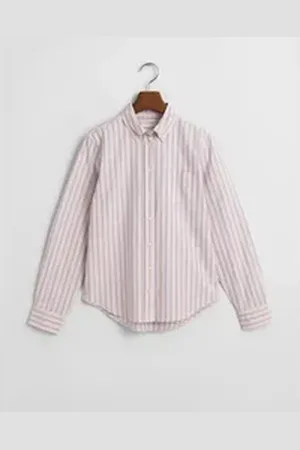 GANT Blusenshirt REG STRIPE ARCHIVE OXFORD BD SHIRT schwarz 38
