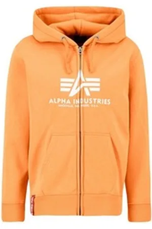 Alpha Industries Hoodie Men - Hoodies Basic Zip Hoodie PP orange 2XL