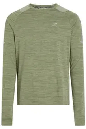energetics Langarmshirt He.-Langarmshirt Ailo LS M MELANGE/GREEN/GREEN XL