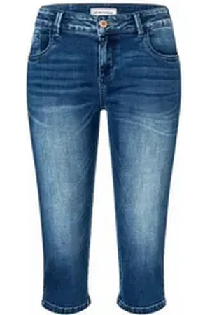 Timezone Caprijeans AleenaTZ - bold blue wash blau 32