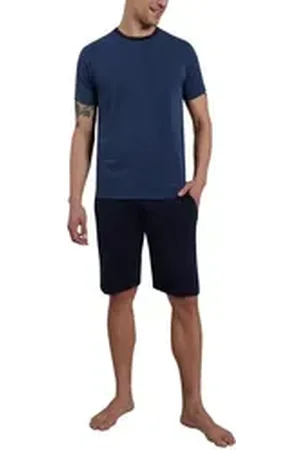 Ceceba Shorty Herren Shorty blau quergestreift (1 tlg) blau 50
