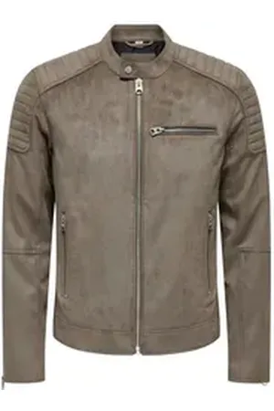Only & Sons Bikerjacke ONSGus (1-St) grau M