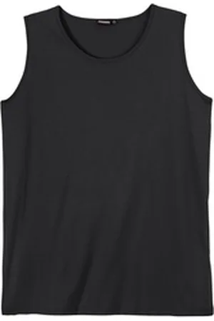 Adamo Muscleshirt Fashion Tanktop Basic schwarz große Größen schwarz 4XL