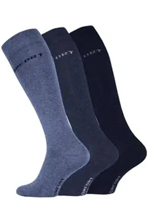Cotton Prime® Kniestrümpfe (3-Paar) in angenehmer Baumwollqualität blau 39-42