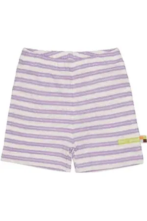 loud + proud Shorts aus Biobaumwolle mit Leinen, GOTS lila 74/80