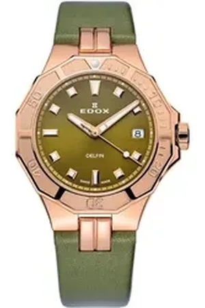 Edox Quarzuhr 53020-37RC-VR Delfin Diver Damenuhr 38mm 20ATM 53020-37RC-VR Delfin Diver Damenuhr 38mm 20ATM