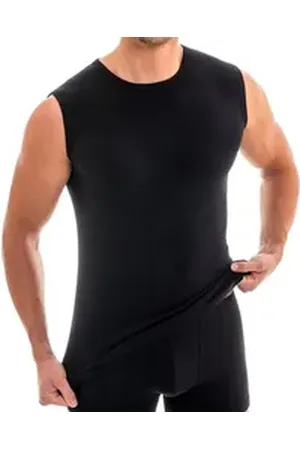 Hermko Unterhemd 16040 Herren Sporthemd Rundhals-Ausschnitt schwarz D 10 = EU 4XL