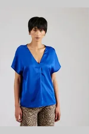 VILA Funktionsshirt VIEllette (1-tlg) Falten blau 40