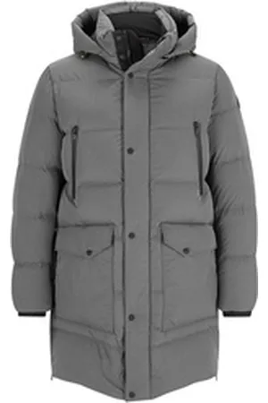 Milestone Parka MSLocarno mit Logo Badge und reflektierenden Details grau 52