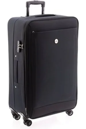 John Travel Weichgepäck-Trolley XL - 4 Rollen, 78 cm - 94/104 Liter, 3,6 kg, Dehnfalte schwarz