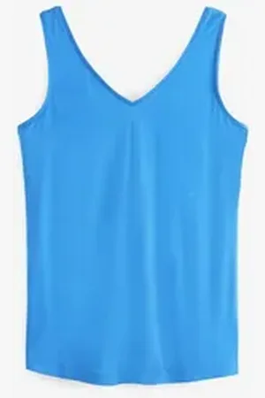 Next Shirttop Locker fallendes Top (1-tlg) blau XS