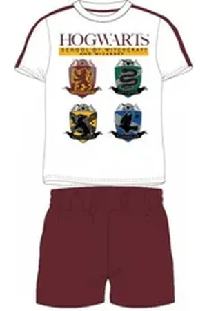Harry Potter Pyjama Pyjama "HOGWARTS - School of Witchcraft and Wizardry" (Set, 2 tlg) rot|weiß 140