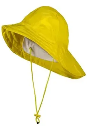 BMS Regenhut Regenhut Südwester 100% wasserdicht, mit Baumwollfutter gelb M (56/58cm)
