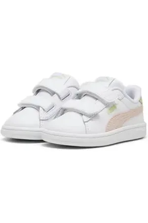 PUMA SMASH 3.0 L V INF Sneaker für Babys mit Klettverschluss weiß 27 EU