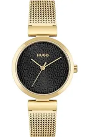 HUGO BOSS Quarzuhr #SWEET 1540129, Armbanduhr, Damenuhr, Mineralglas, Edelstahlarmband goldfarben