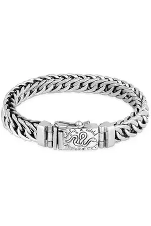 Haze & Glory Silberarmband Herren Panzerarmband - Cobra 925 Silber, Schlange silberfarben 18