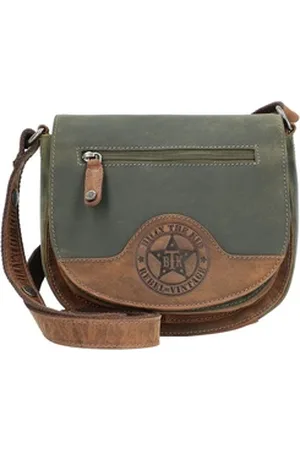 Billy The Kid Umhängetasche Hunter, Leder braun