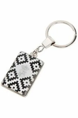 GOEBEL Schlüsselanhänger Diamonds - Chateau Black and White, Maja Prinzessin von Hohenzollern weiß