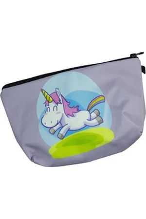 cosey Kosmetiktasche Make-up Tasche - Schminktasche und Kulturbeutel - Einhorn Design